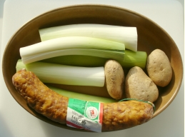 Gratin Vaudois et Saucisse