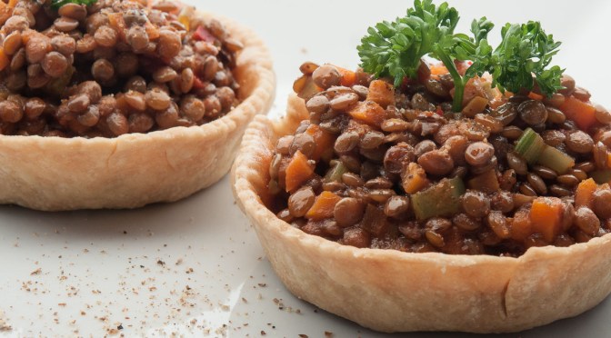 Pfeffrige Linsen-Tartelettes