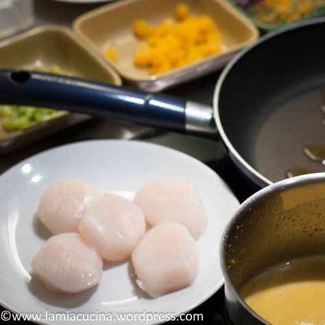 Jakobsmuscheln an Limettensauce