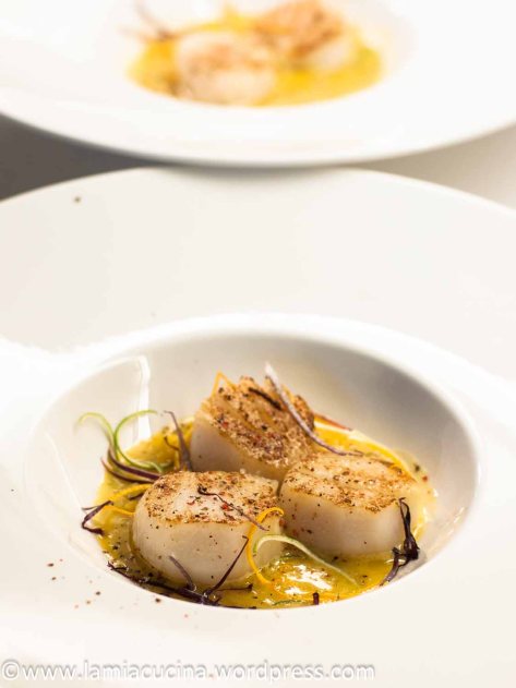 Jakobsmuscheln an Limettensauce