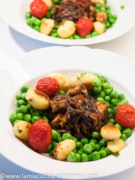 Kalbsschwanz mit Pfifferlingen