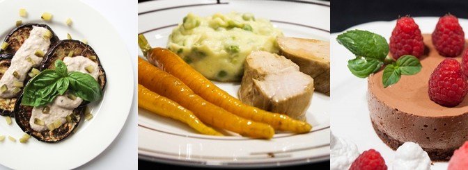 Menu Selbdritt Dessert: Schokoladetörtchen nach Andreas Caminada