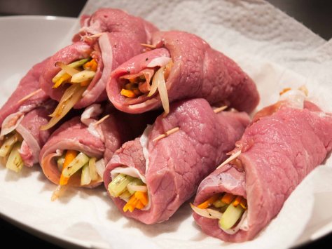 Involtini con il sugo