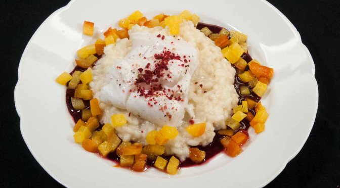 Kabeljau, Meerrettichrisotto, Randen