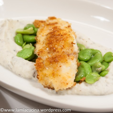 Seezunge auf Blumenkohlcreme