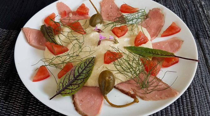 Kalbstafelspitz tonnato. Ohne Eier. Ohne Mayo.