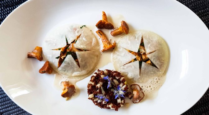 Kohlrabi mit Eierschwämmchen