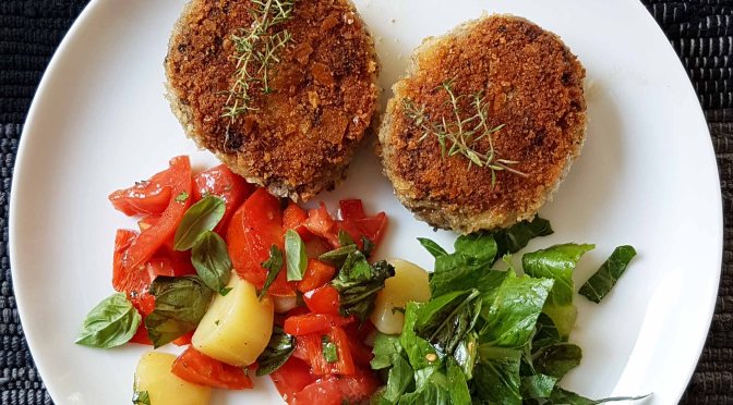 Auberginenfrikadellen