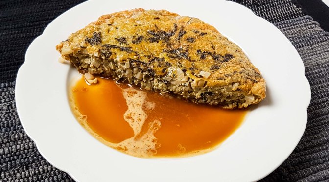 Frittata mit Kardywurzeln