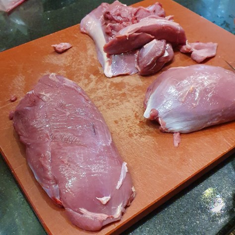 Rehschlegel zerlegen und parieren