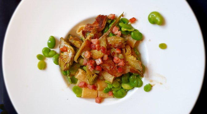 Carbonara di carciofi