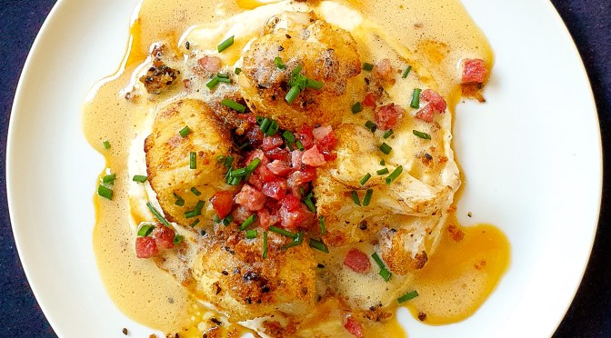 Blumenkohlcarbonara oder der Karfiol des Herrn Trettl