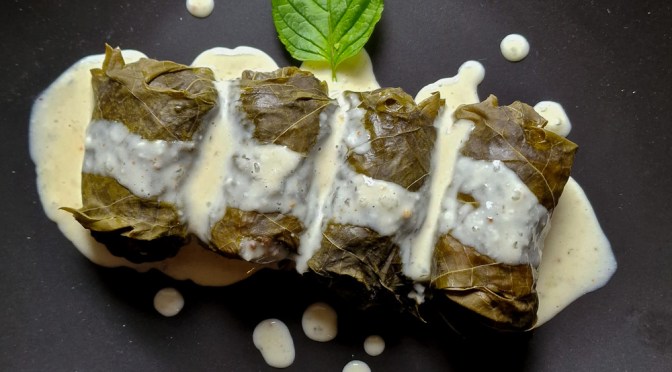 Involtini di foglie di vite