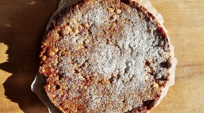 Panforte con mele cotogne candite