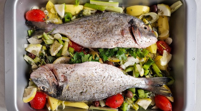 Orata al forno, die Dorade aus dem Ofen